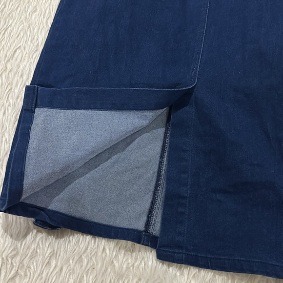 Blue denim stretchy decent conservative skirt size medium - Picture 8 of 8